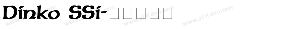 Dinko SSi字体转换